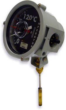 QUALITROL 121 Direct Mount Thermometer with Flexible Probe